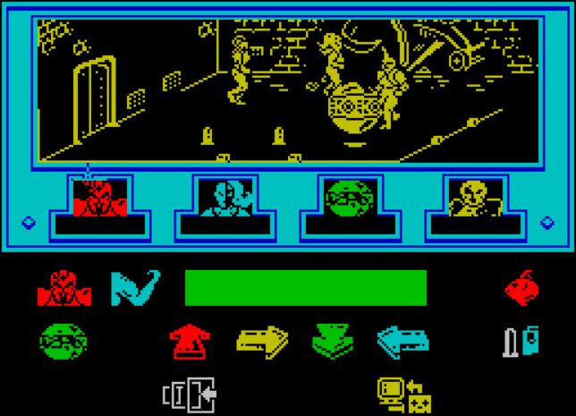 Enigma Force - ZX Spectrum game screenshot (1985) by Beyond
